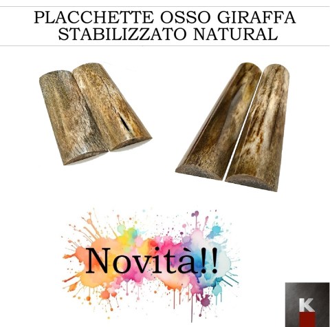 placc osso giraffa stab natural new K
